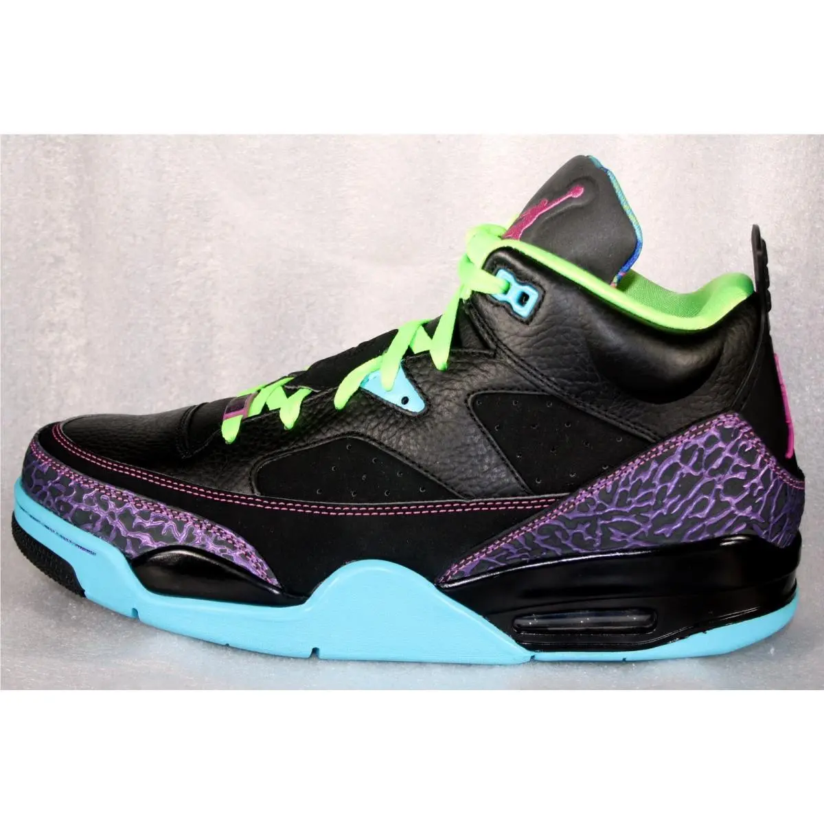 Nike shoes - Nike Jordan Son of Mars Low Bel Air - 580603-019 - Black/club pink/gamma blue/court purple (UPC: 666032036440) 8