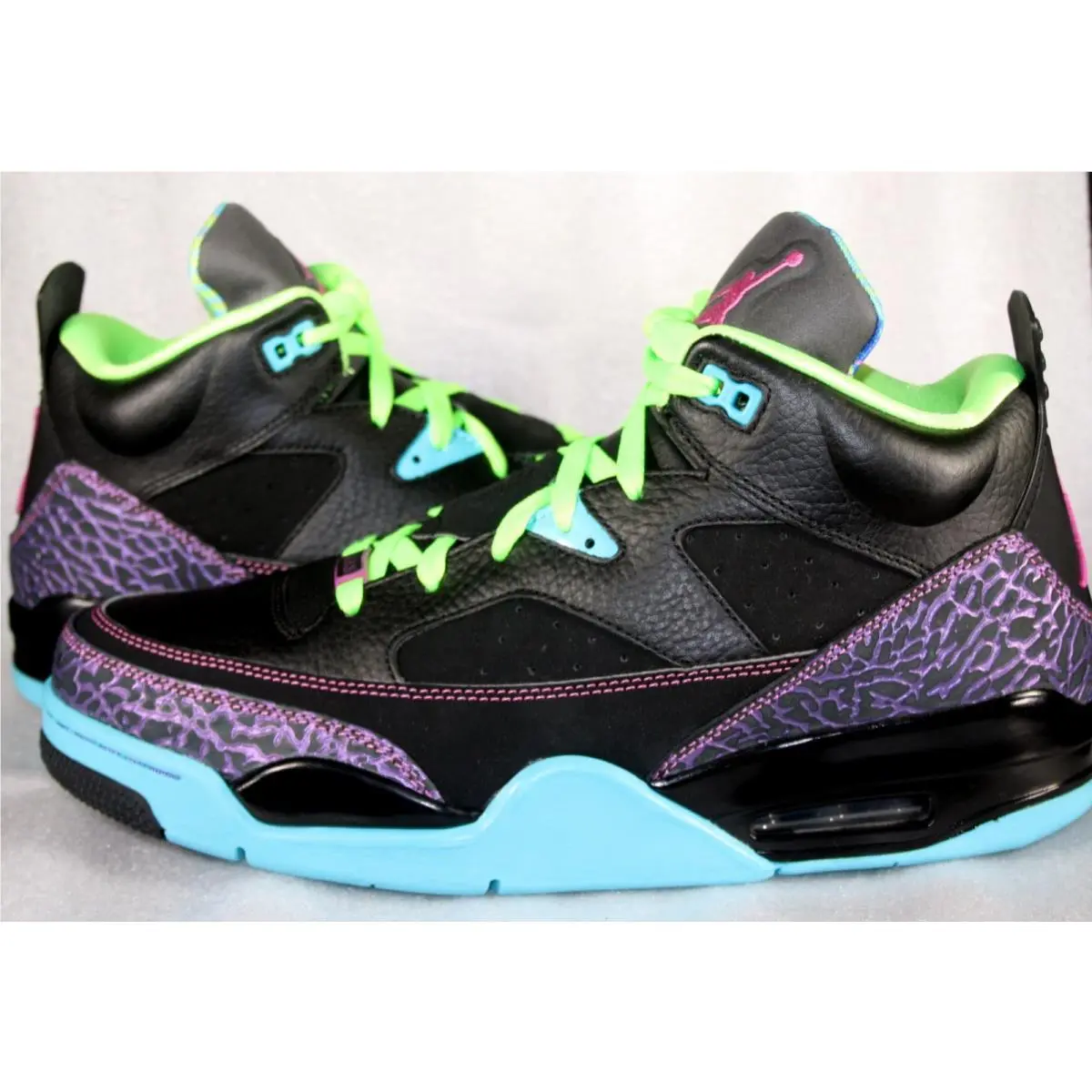 Nike shoes - Nike Jordan Son of Mars Low Bel Air - 580603-019 - Black/club pink/gamma blue/court purple (UPC: 666032036440) 7