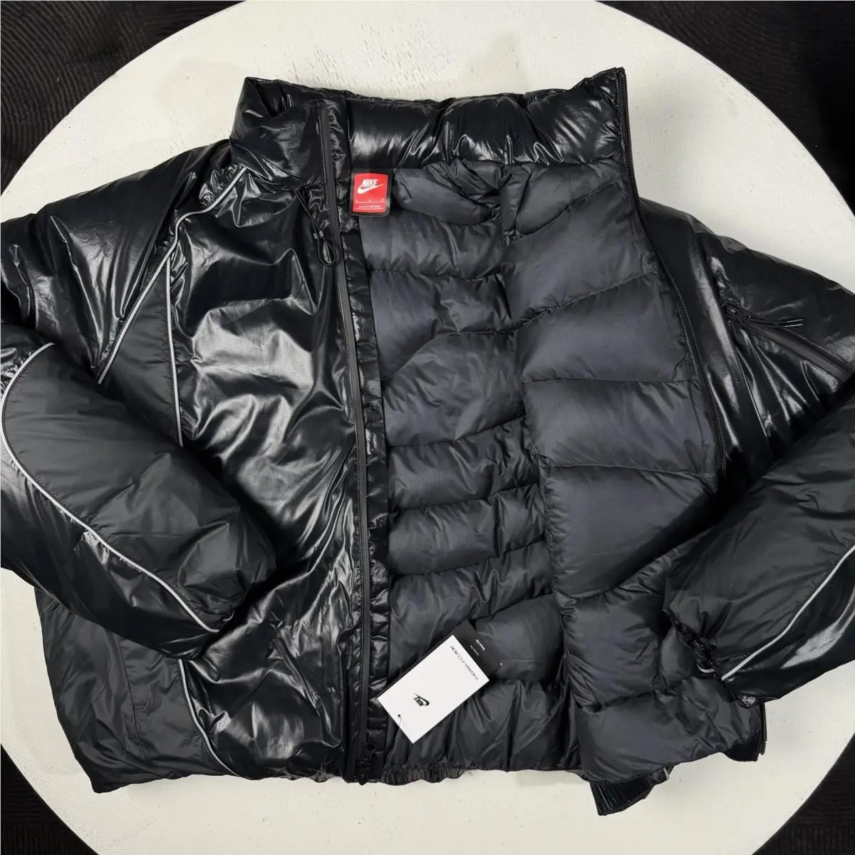 Nike Tech Bubble Down Jacket Black Anthracite Men Size M II3869 010