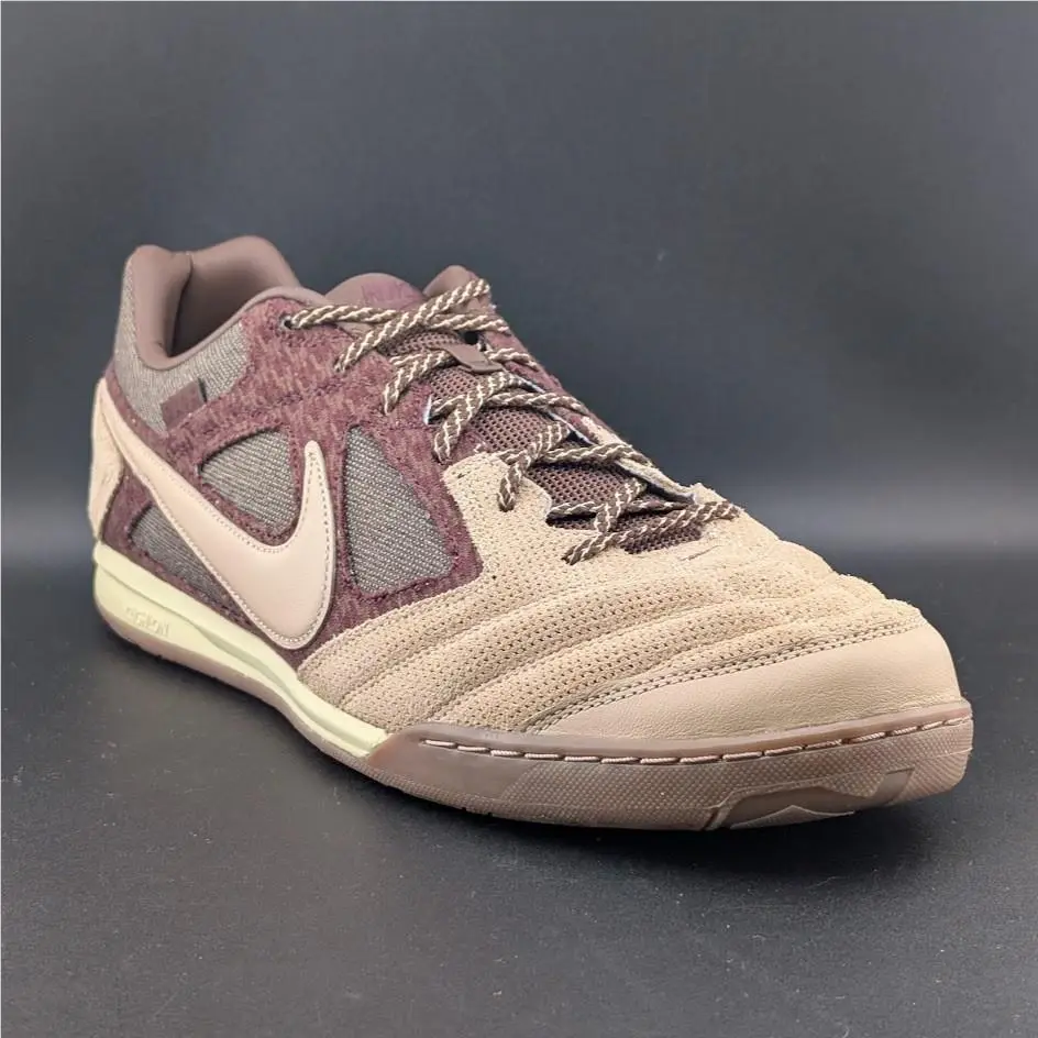 Nike Size 15 Gato Light Chocolate Linen Casual Soccer Shoes - IB6650-200