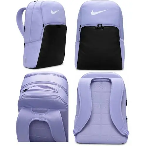 Nike Unisex Brasilia 9.5 Training Backpack Extra Large 30L Lilac Ice/black