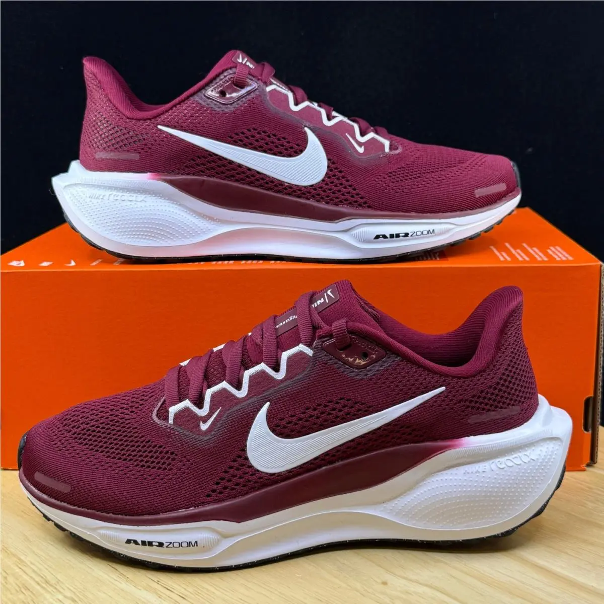 Women’s Size 6 - Nike Air Zoom Pegasus 41 TB Team Maroon HF1538-600