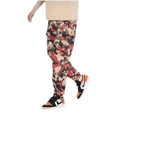 Jordan Men M Flight Heritage Cargo Pants MJ Camo Red DC7450 248 Sold-out