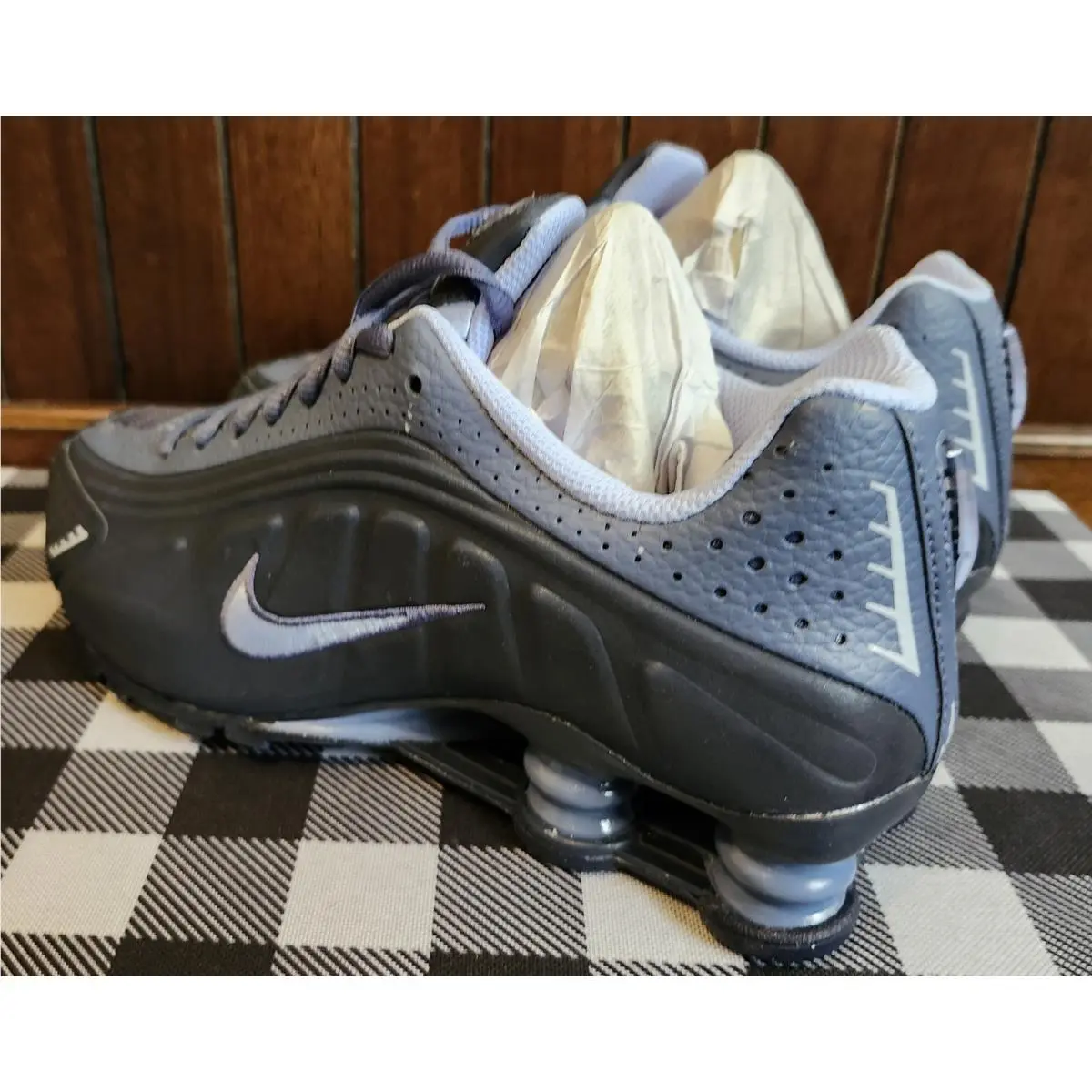 Nike shoes - Nike Shox R4 - Shox - IM6973 451 - OBSIDIAN/ALUMINUM BLUE 11