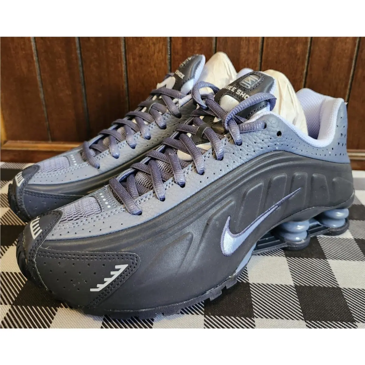 Nike shoes - Nike Shox R4 - Shox - IM6973 451 - OBSIDIAN/ALUMINUM BLUE 0