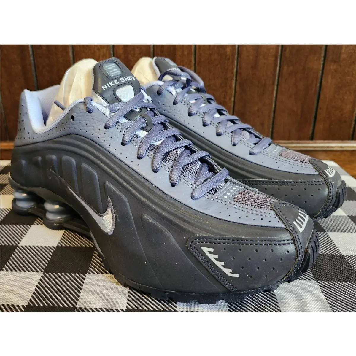 Nike shoes - Nike Shox R4 - Shox - IM6973 451 - OBSIDIAN/ALUMINUM BLUE 1