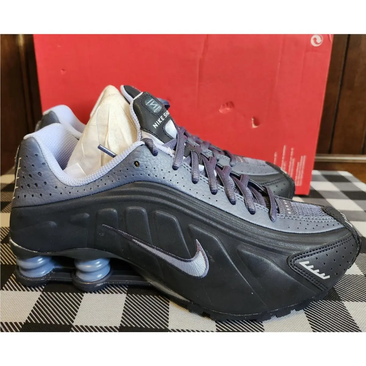 Nike shoes - Nike Shox R4 - Shox - IM6973 451 - OBSIDIAN/ALUMINUM BLUE 3