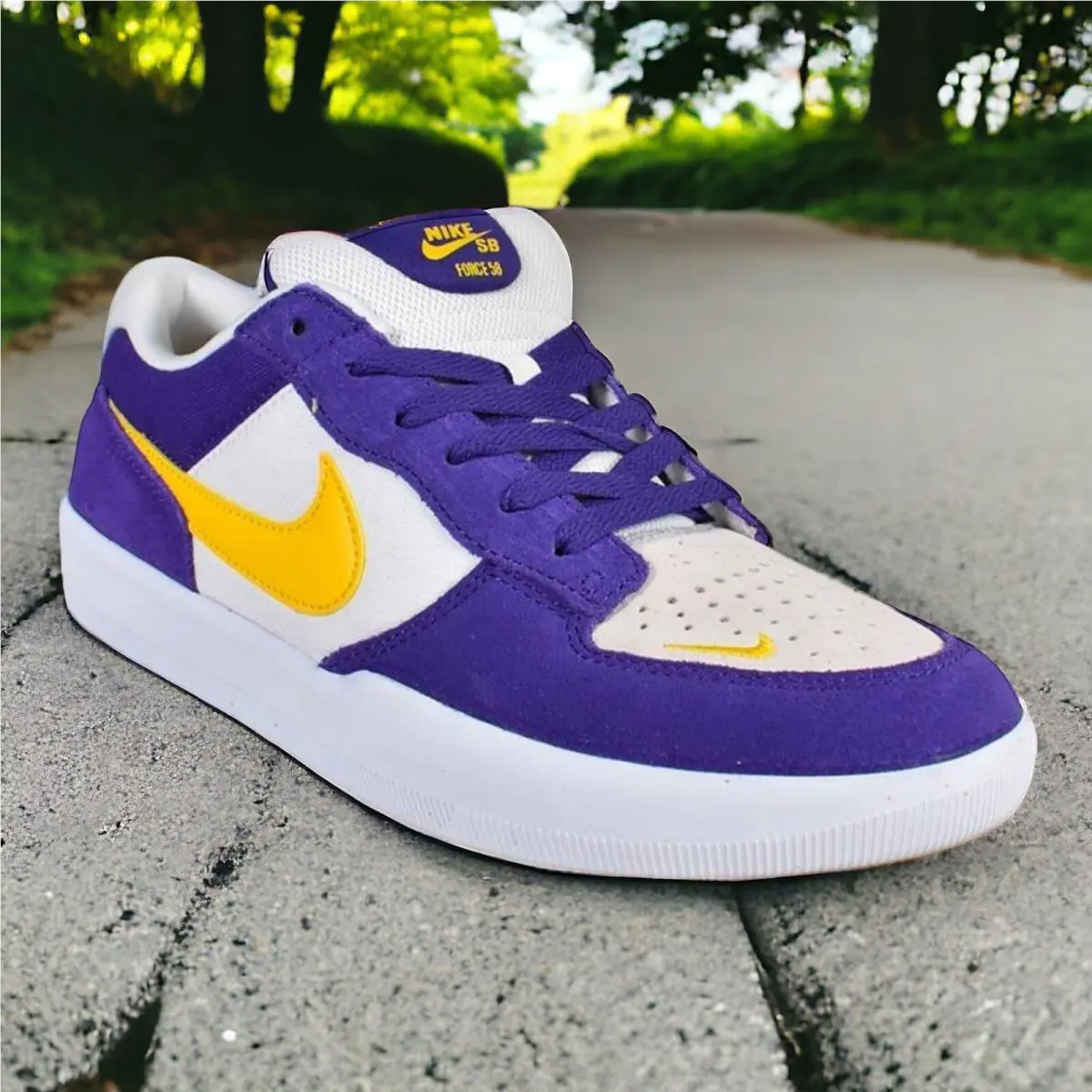 Nike shoes - Nike SB Force 58 - Force - Purple Gold (UPC: 0196968539468) 3