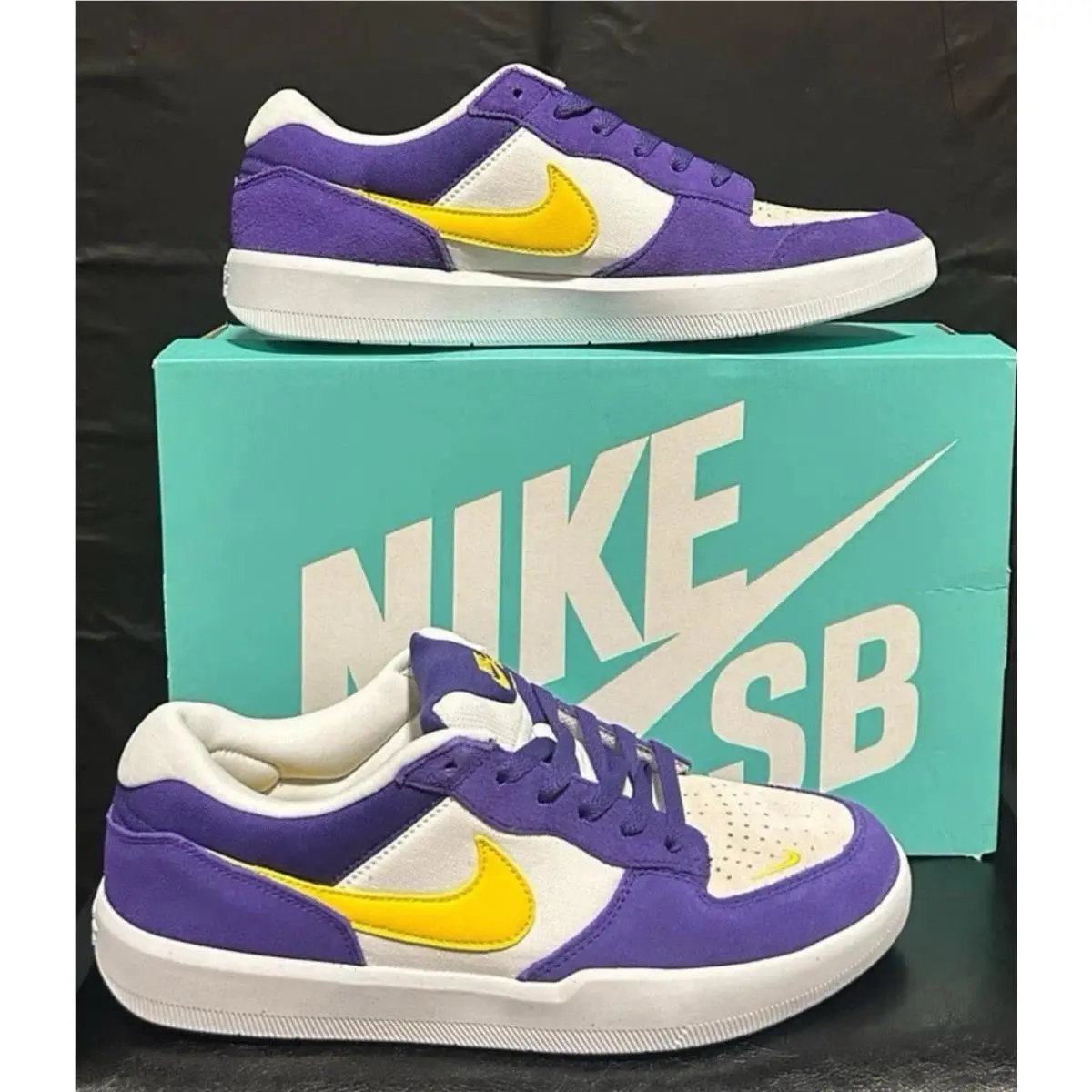 Nike shoes - Nike SB Force 58 - Force - Purple Gold (UPC: 0196968539468) 6
