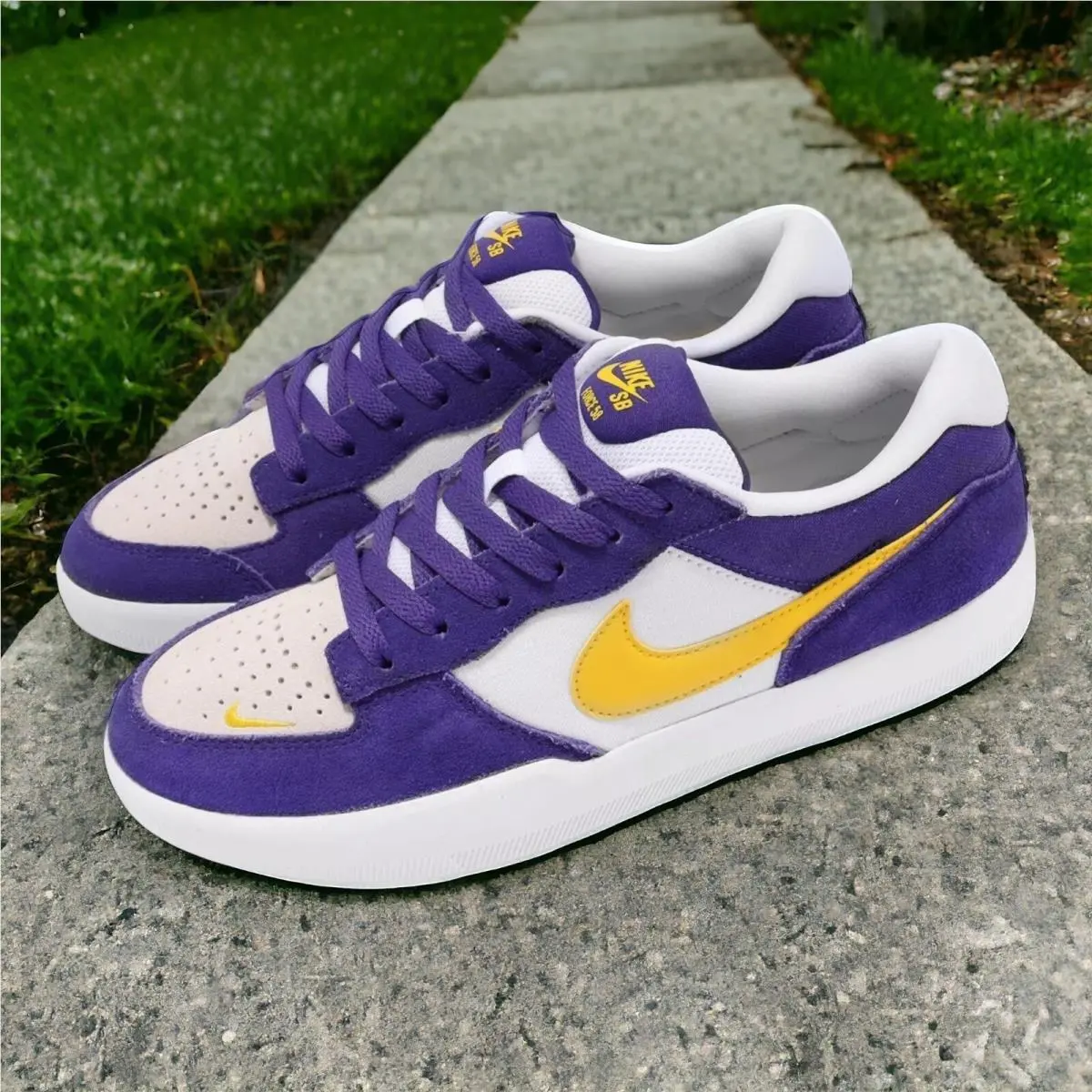 Nike shoes - Nike SB Force 58 - Force - Purple Gold (UPC: 0196968539468) 7