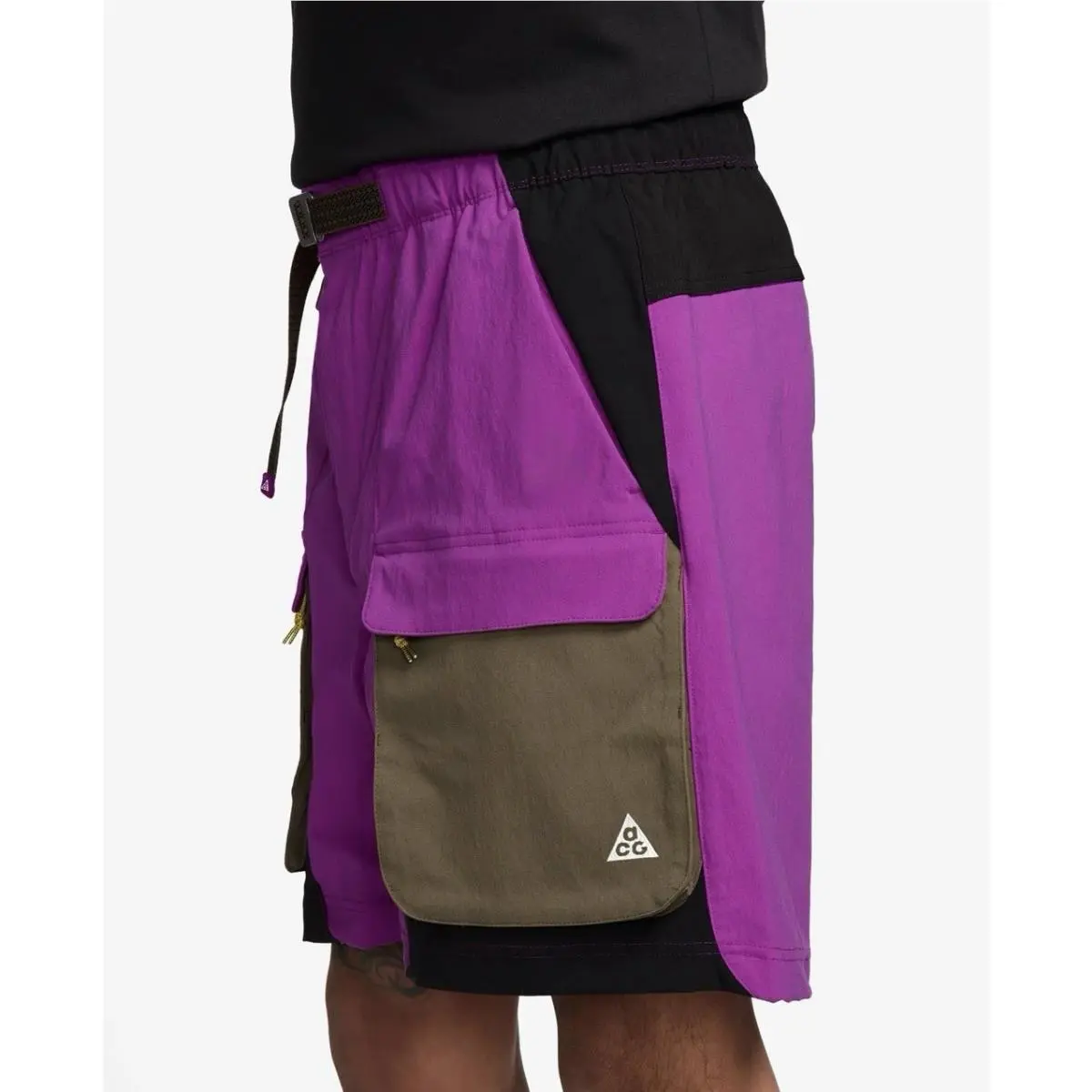Nike Men’s Sz 2XL Acg Smith Summit Cargo Shorts HV0593-551 Purple Brown Black