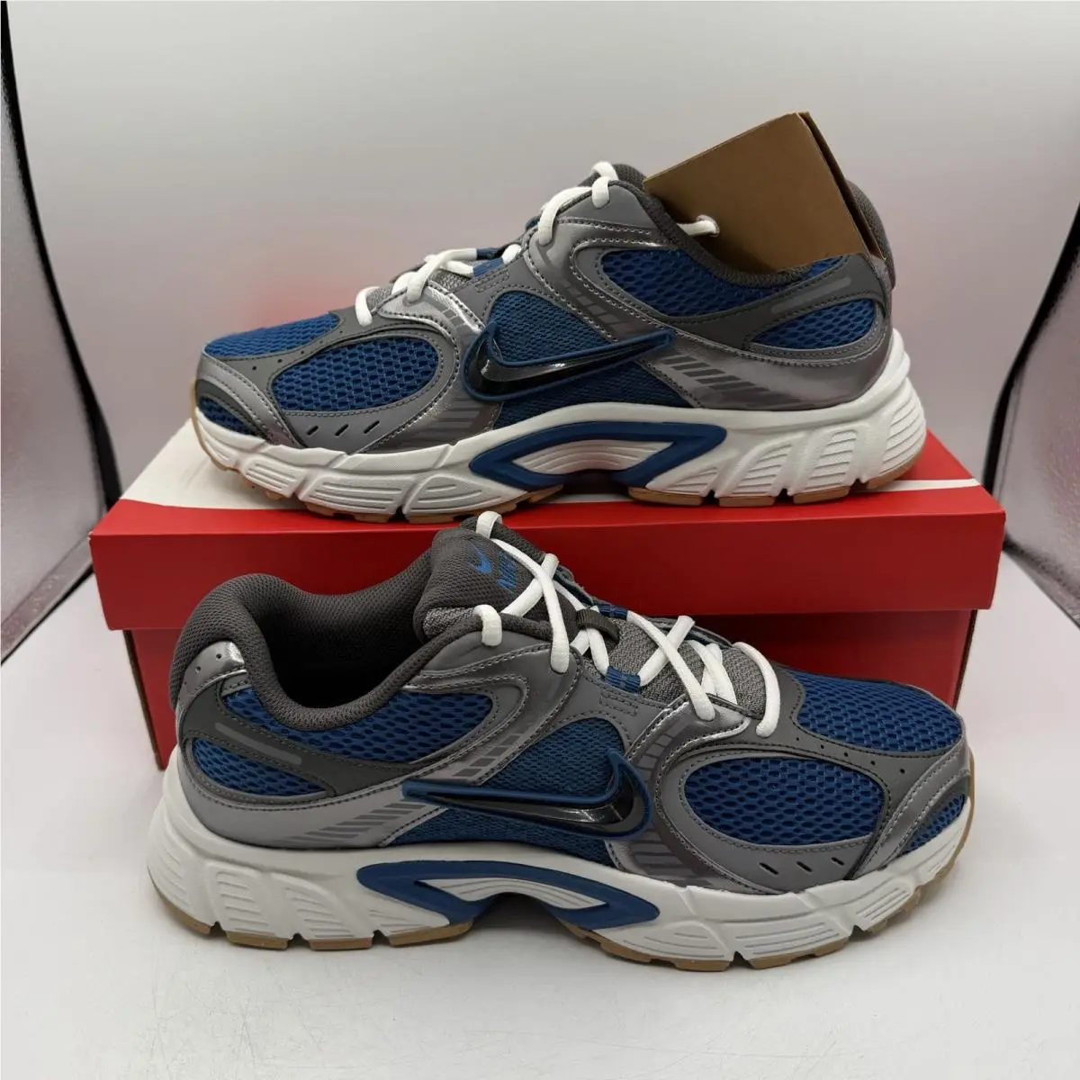 Nike v5 Rnr Running Shoes Mens Sz 10 Court Blue/black/grey Sneakers HJ5228-401