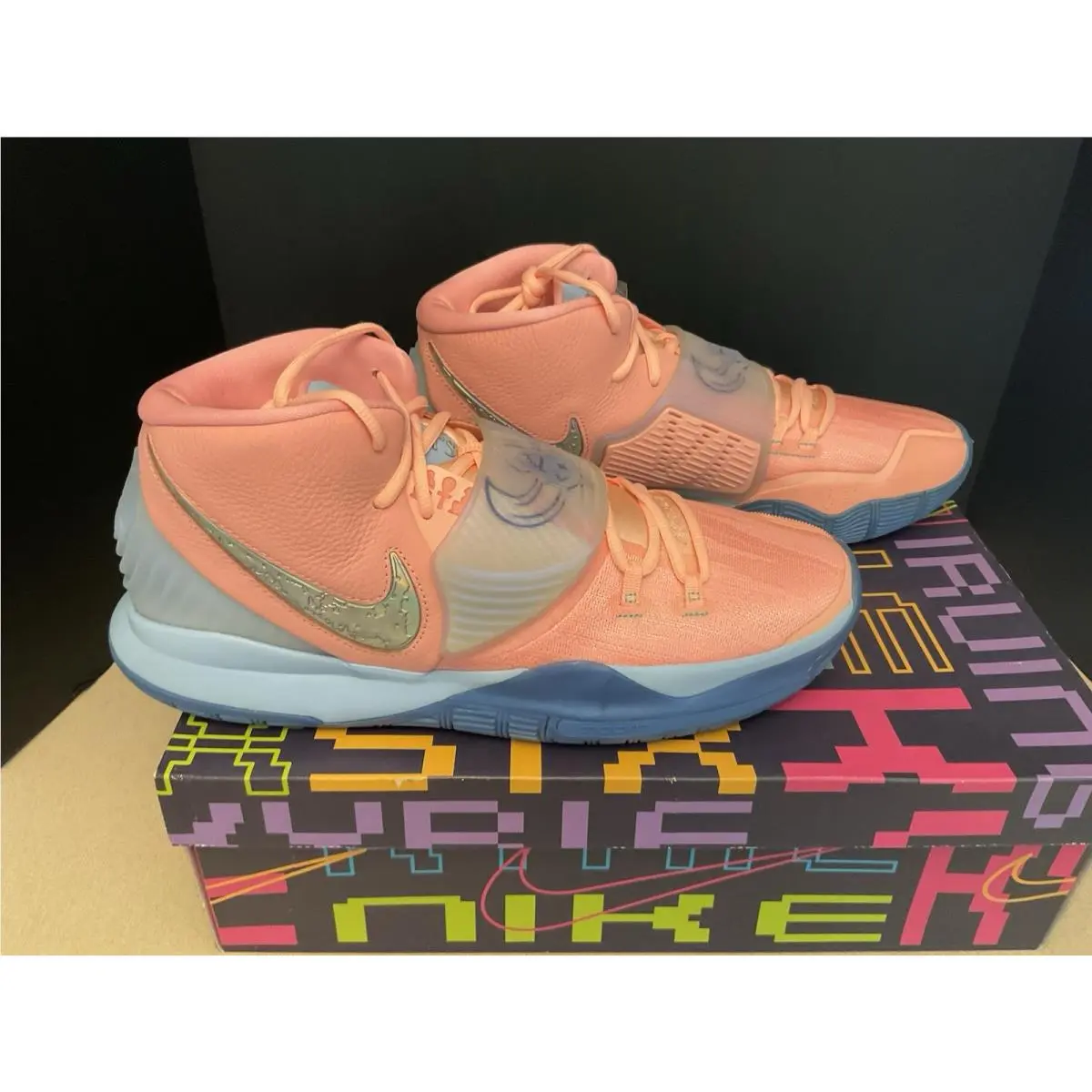 Mens Nike X Kyrie VI Concepts Khepri Pink Tint Athletic Shoes. Size 16