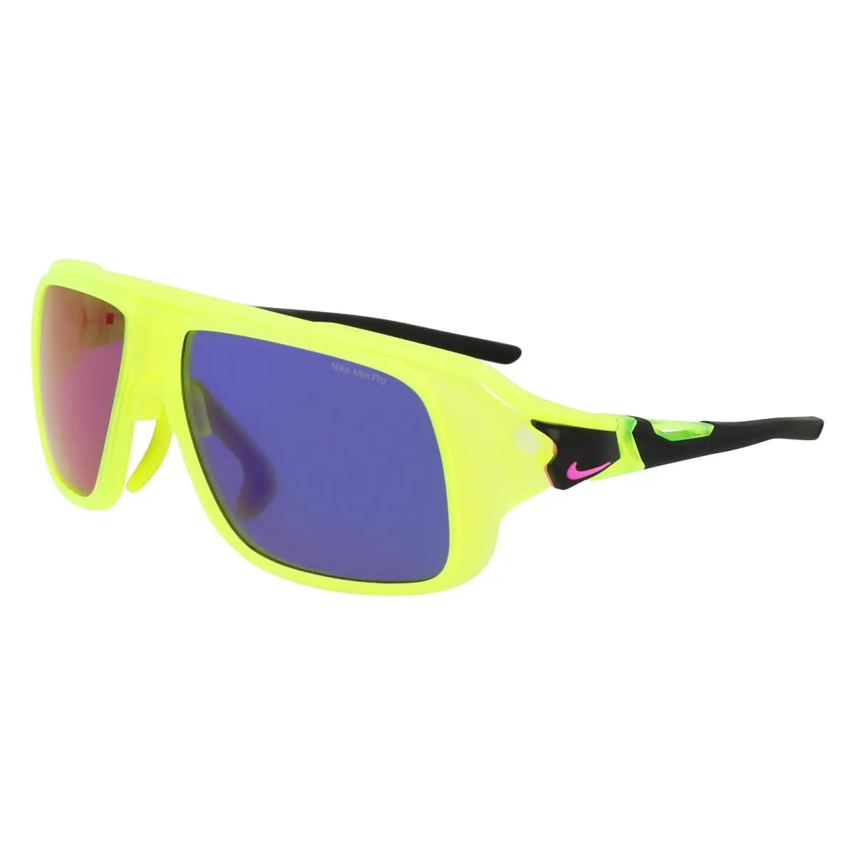 Nike Flyfree Soar EV 24001 Matte Volt/infrared Mir/clear 702 Size 59 Sunglasses
