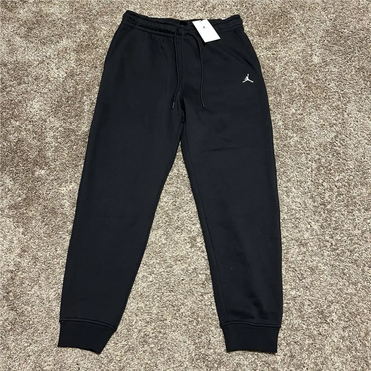 Air Jordan Essential Fleece Joggers Pants Black DQ7340-010 Men’s Size M