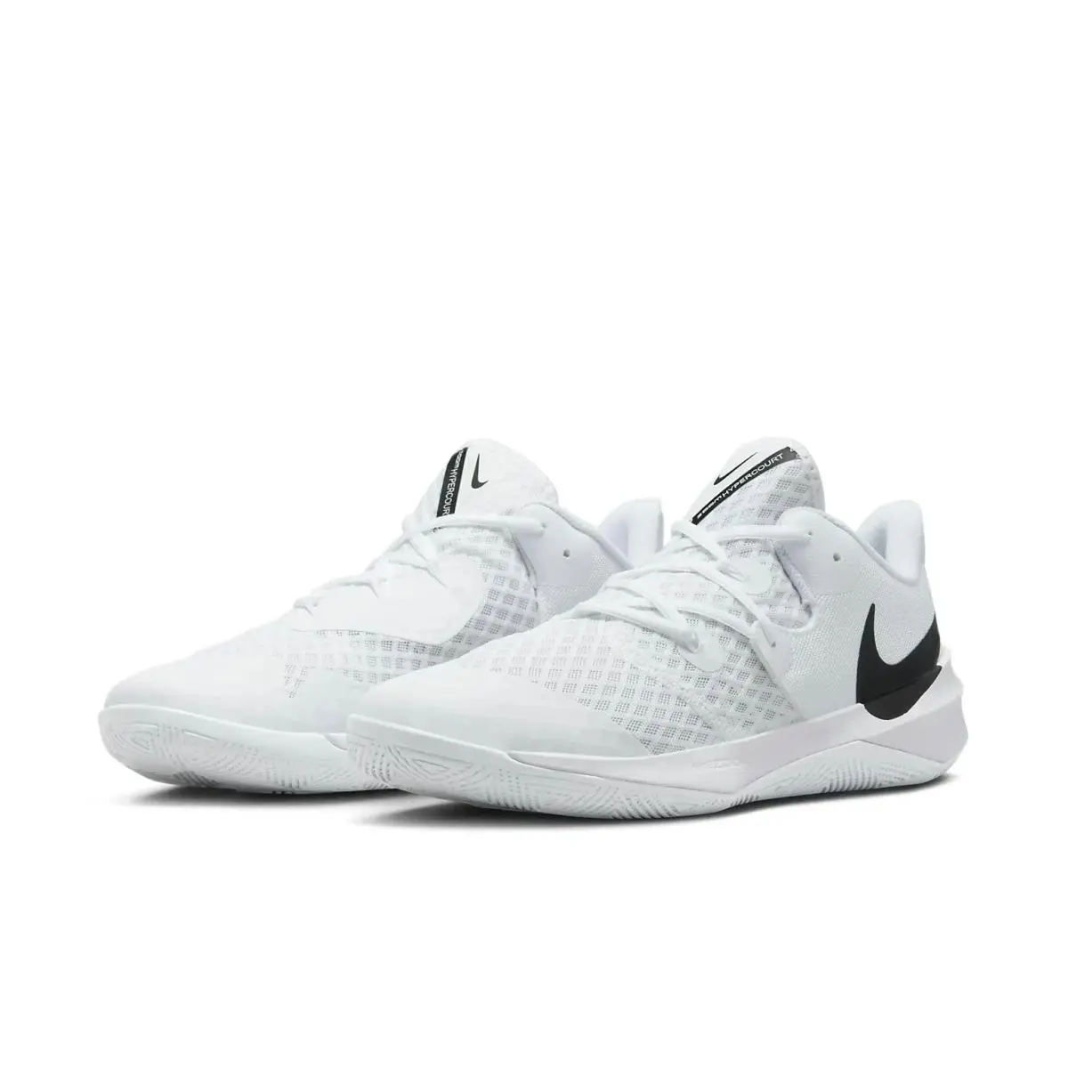 Nike Hyperspeed Court Men`s White/black Volleyball Shoes Size 8.5