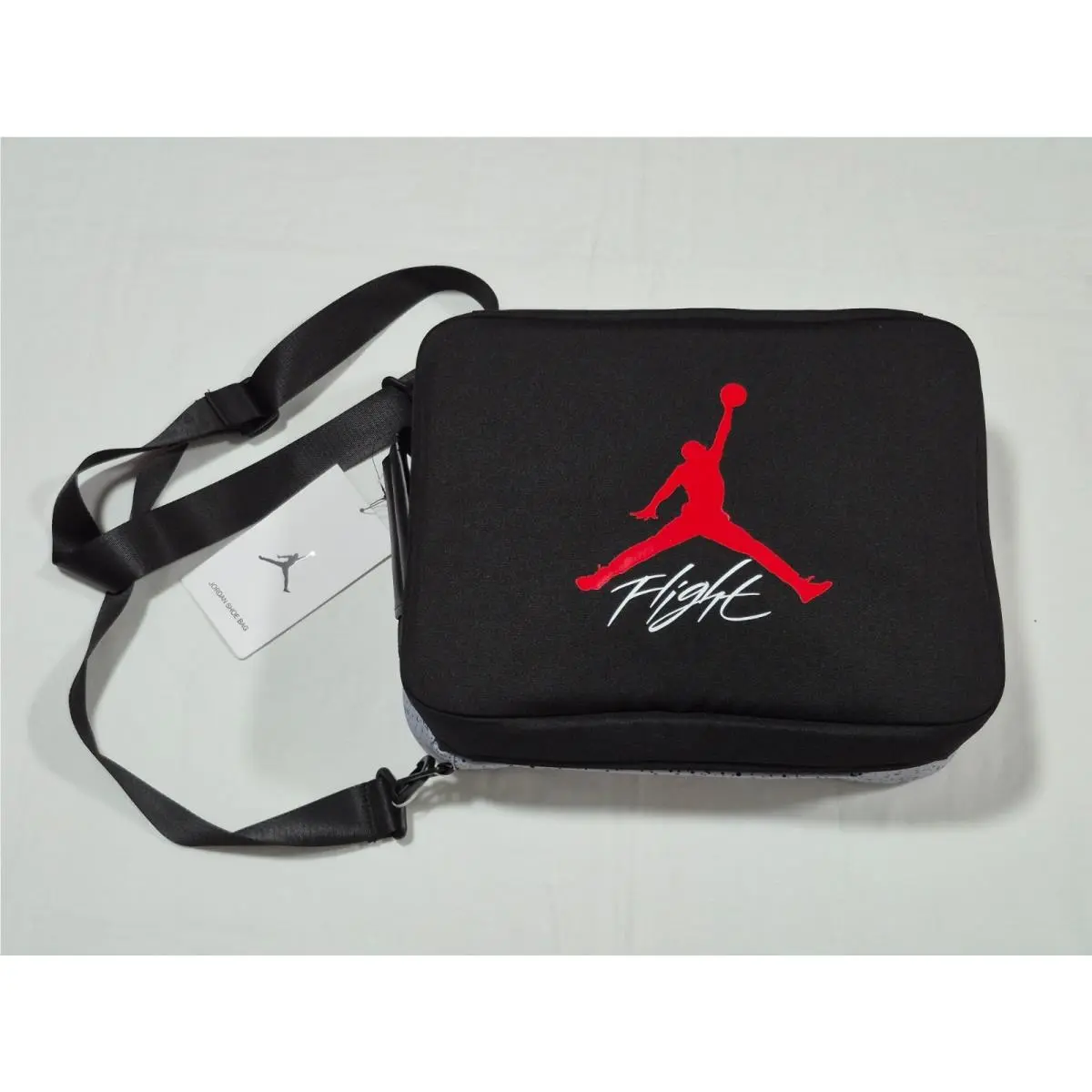 Air Jordan Flight Black/cement/red Sneaker Carry Bag SZ Large 9B0388-KG5 by Nike