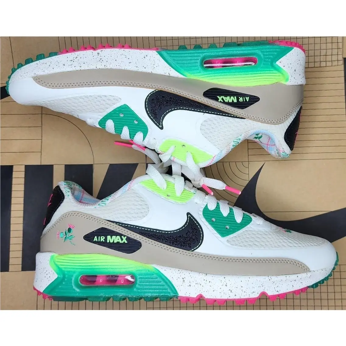 Nike Air Max 90 Golf Nrg Back Home Sail/coconut Mens Size 7 Wmns 8.5 DQ0279-100