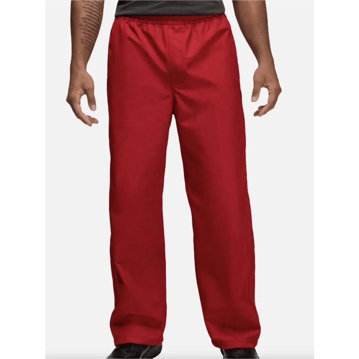 Nike Air Jordan Wings Track Pants Storm Men Size L Loose Fit Red HV0083-659
