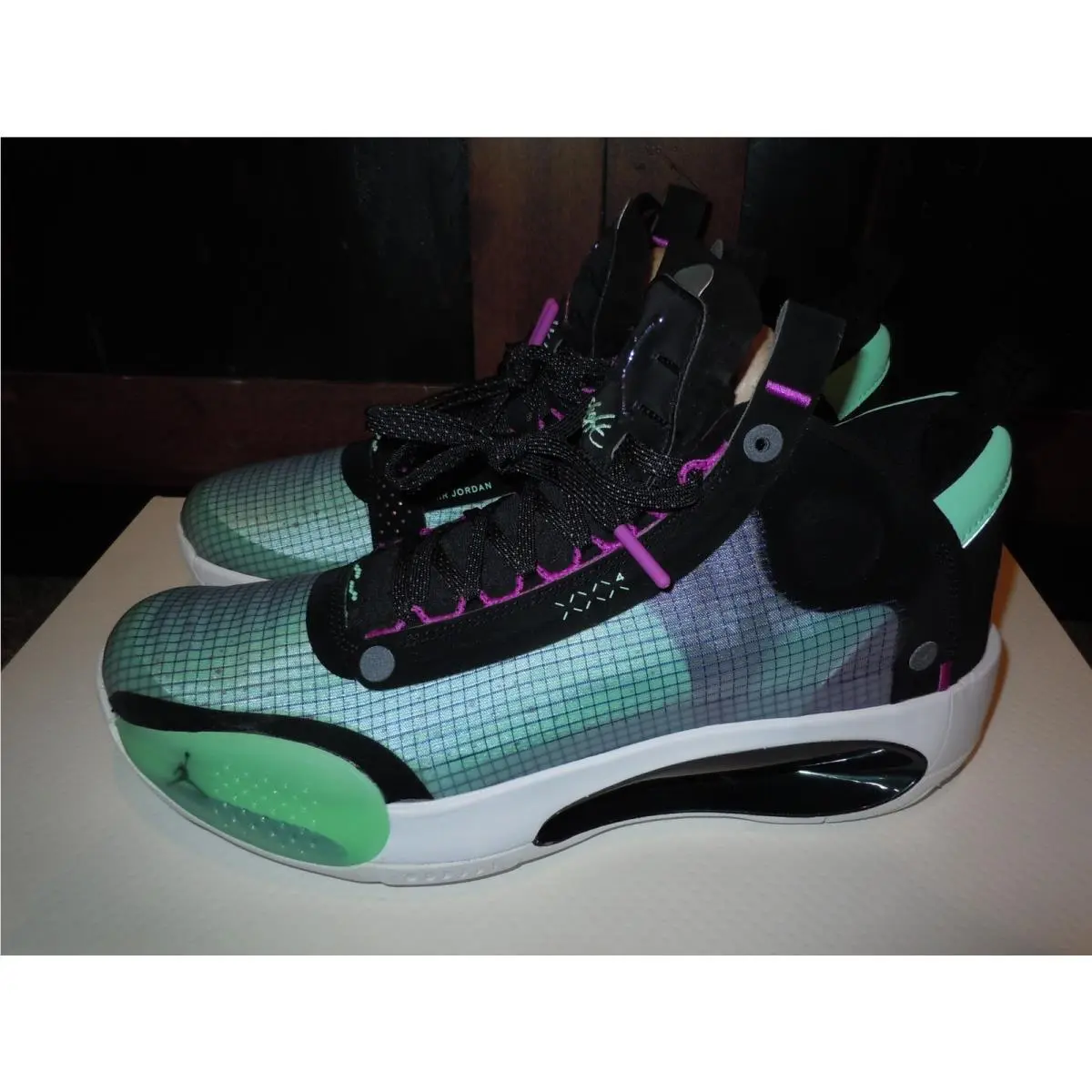 Nike shoes - Nike Air Jordan XXXIV - Air XXXIV - AR3240-400 - Blue Void/Metallic Silver 7