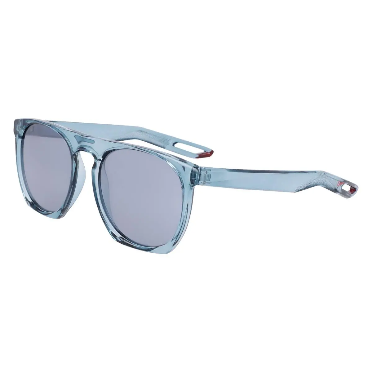Flatspot Xxii DV 2258 Worn Blue/silver Flash 494 Size 52 Sunglasses by Nike