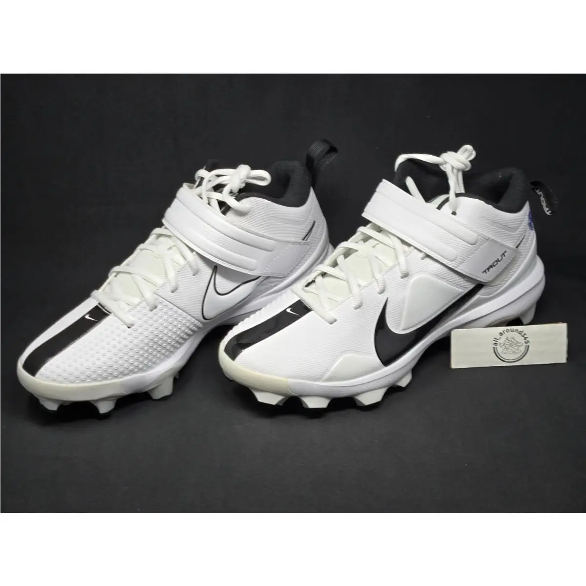 Nike Force Trout 7 Pro Mcs Duke PE Blue Devils Mens Size 9 White CT0828-102 Nby