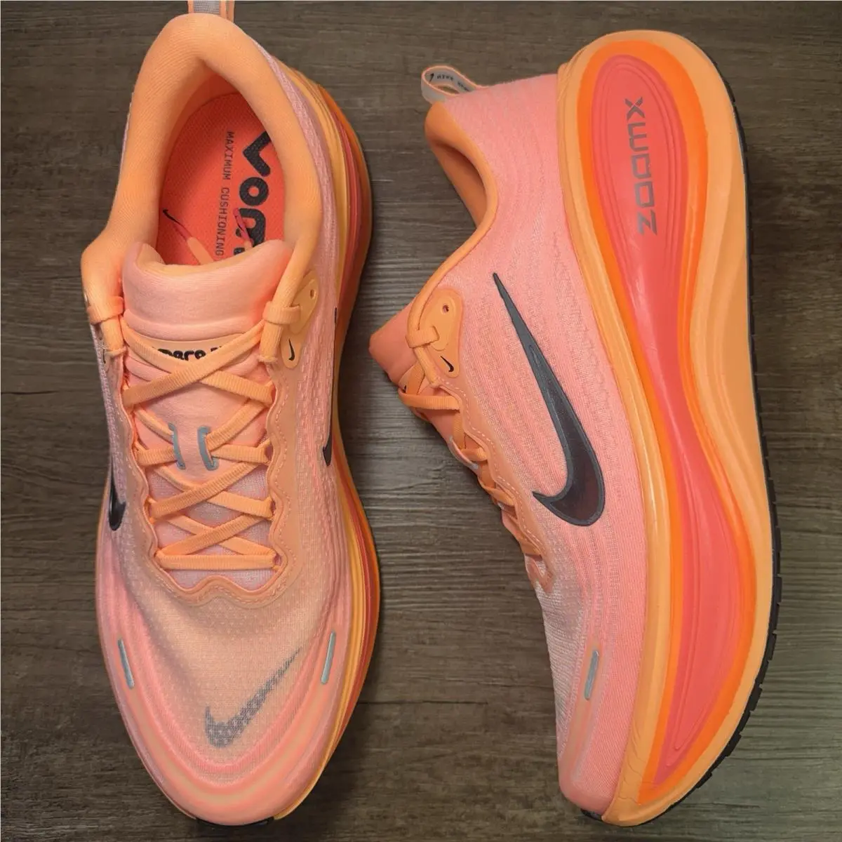 Nike Vomero Plus ‘orange Pulse’ Men’s Size 13 Running HV8150-801 No Lid