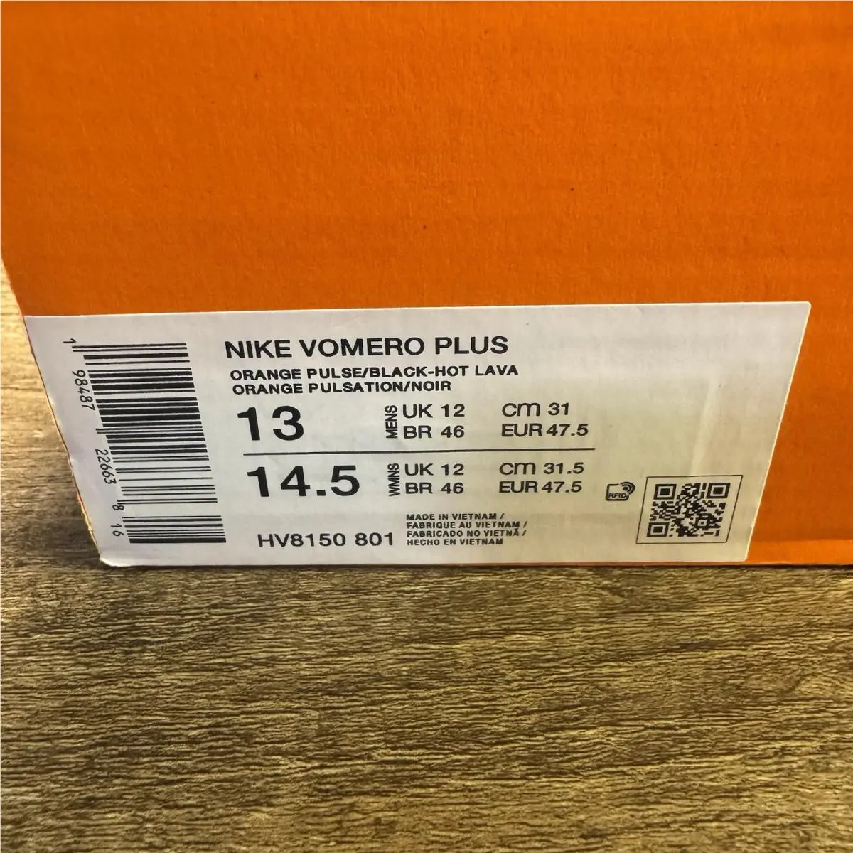 Nike shoes - Nike Vomero Plus - Vomero Plus - HV8150-801 - Orange 0