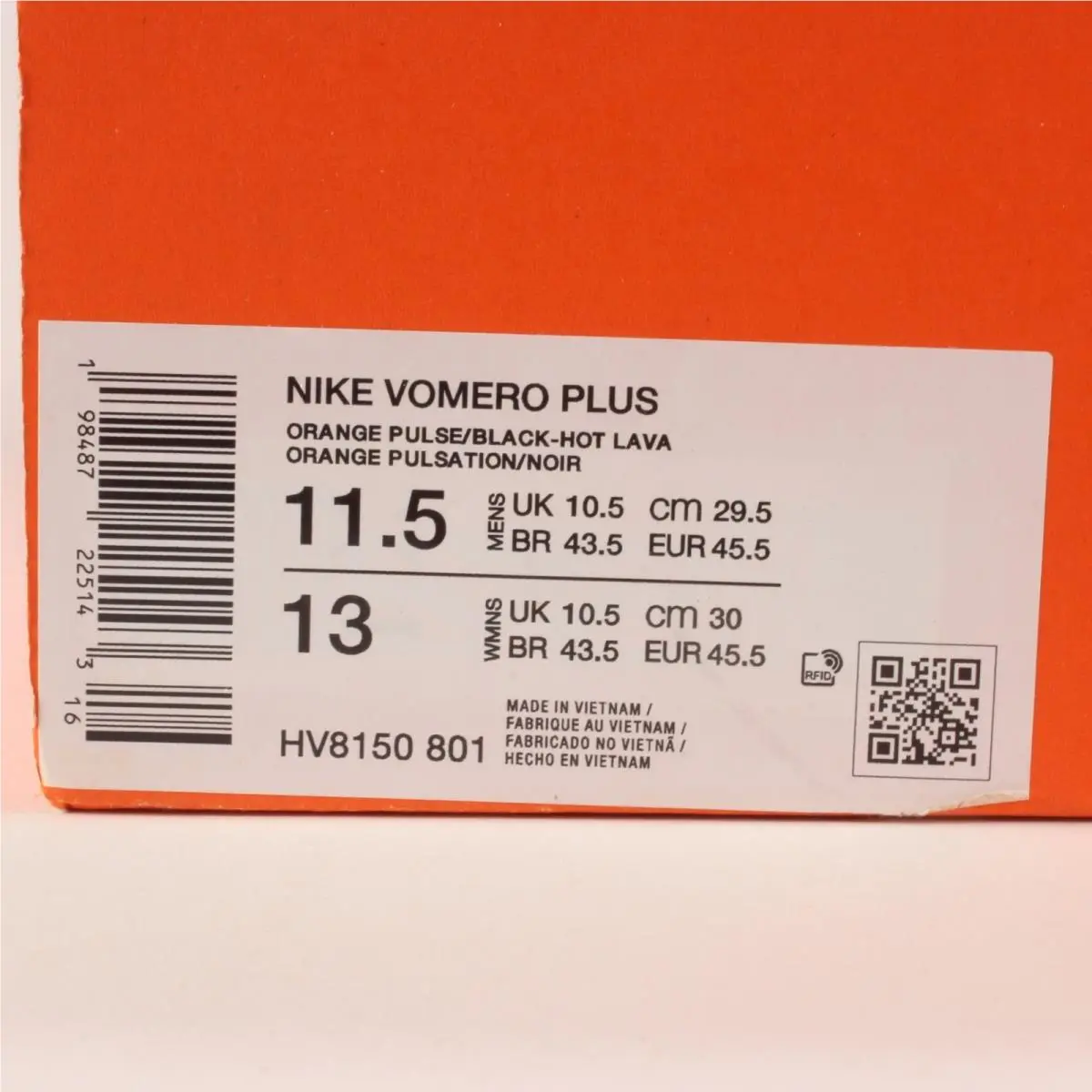 Nike shoes - Nike Vomero Plus - Vomero Plus - HV8150-801 - Orange 8