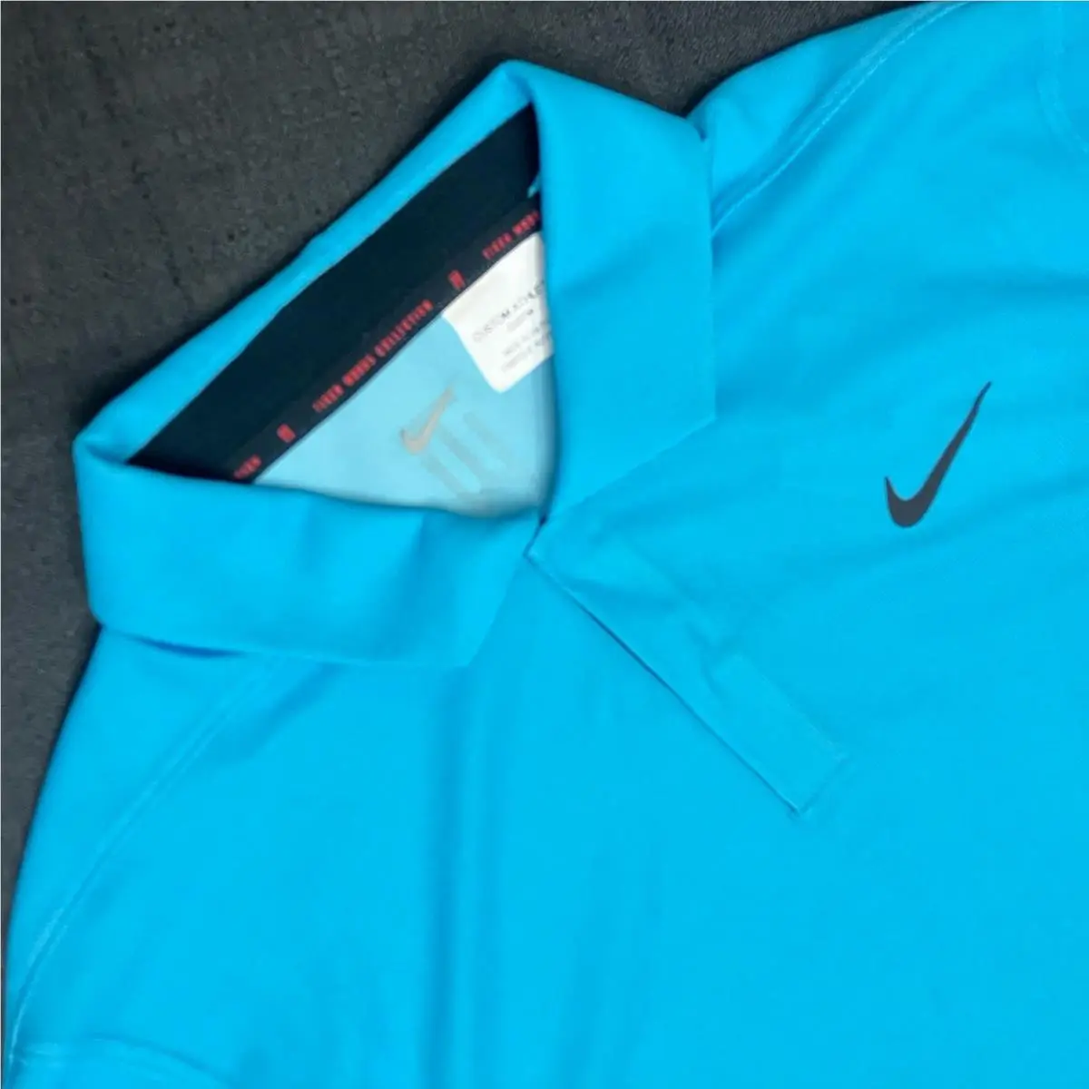 Nike clothing - Tiger Woods Dri Fit ADV Polo - Baltic Blue / Blue Chill / Black 0