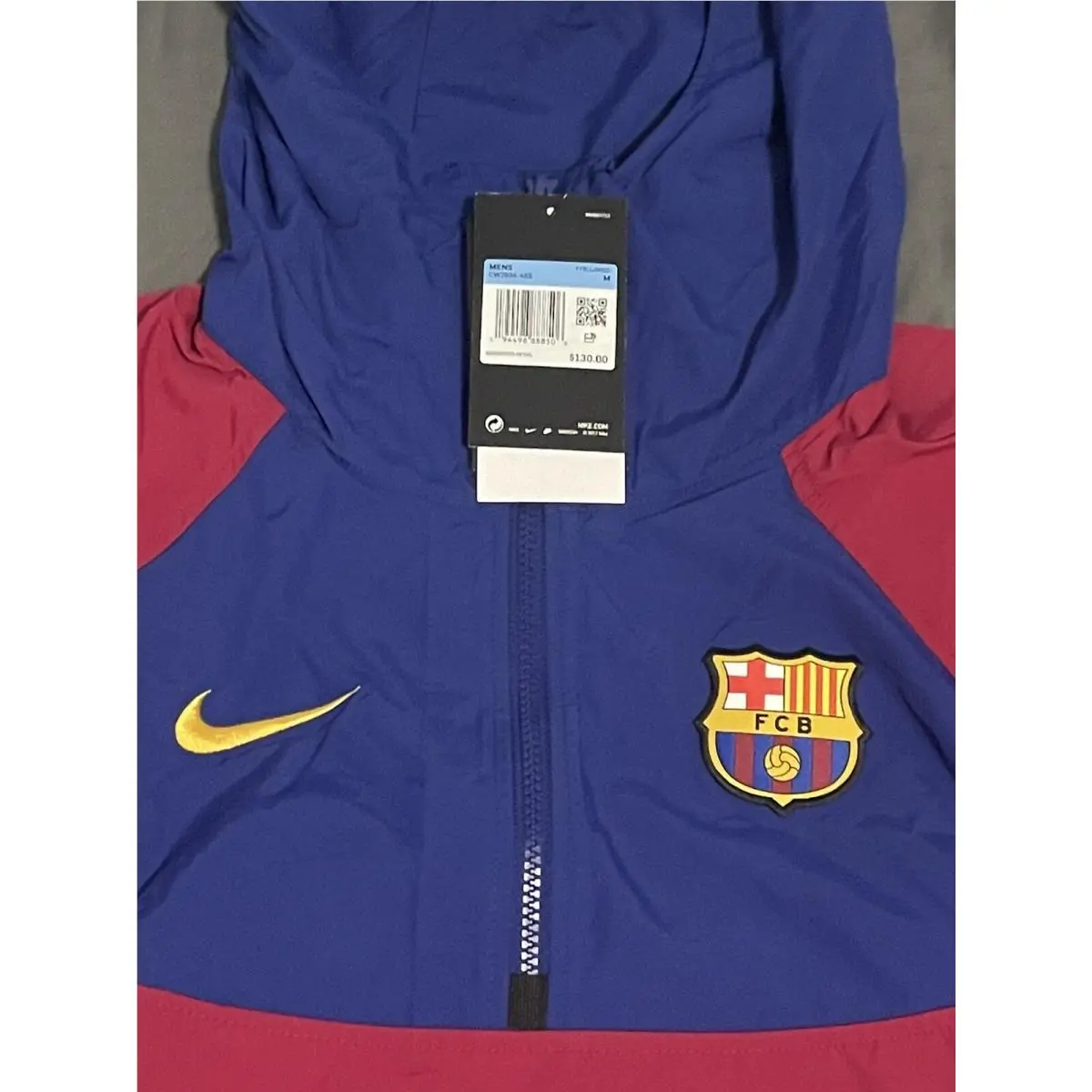 Nike clothing - Nike FCB - FCB - CW2934-455 - Blue/Garnet (UPC: 0194498888506) 2