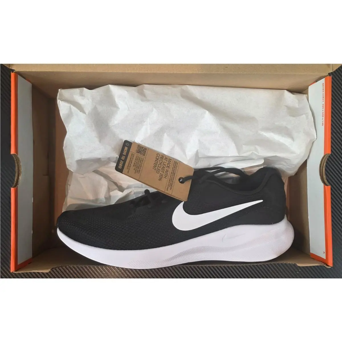 Size 13 Wide Nike Men`s Revolution 7 Wide Running Sneakers Style FB8501-002