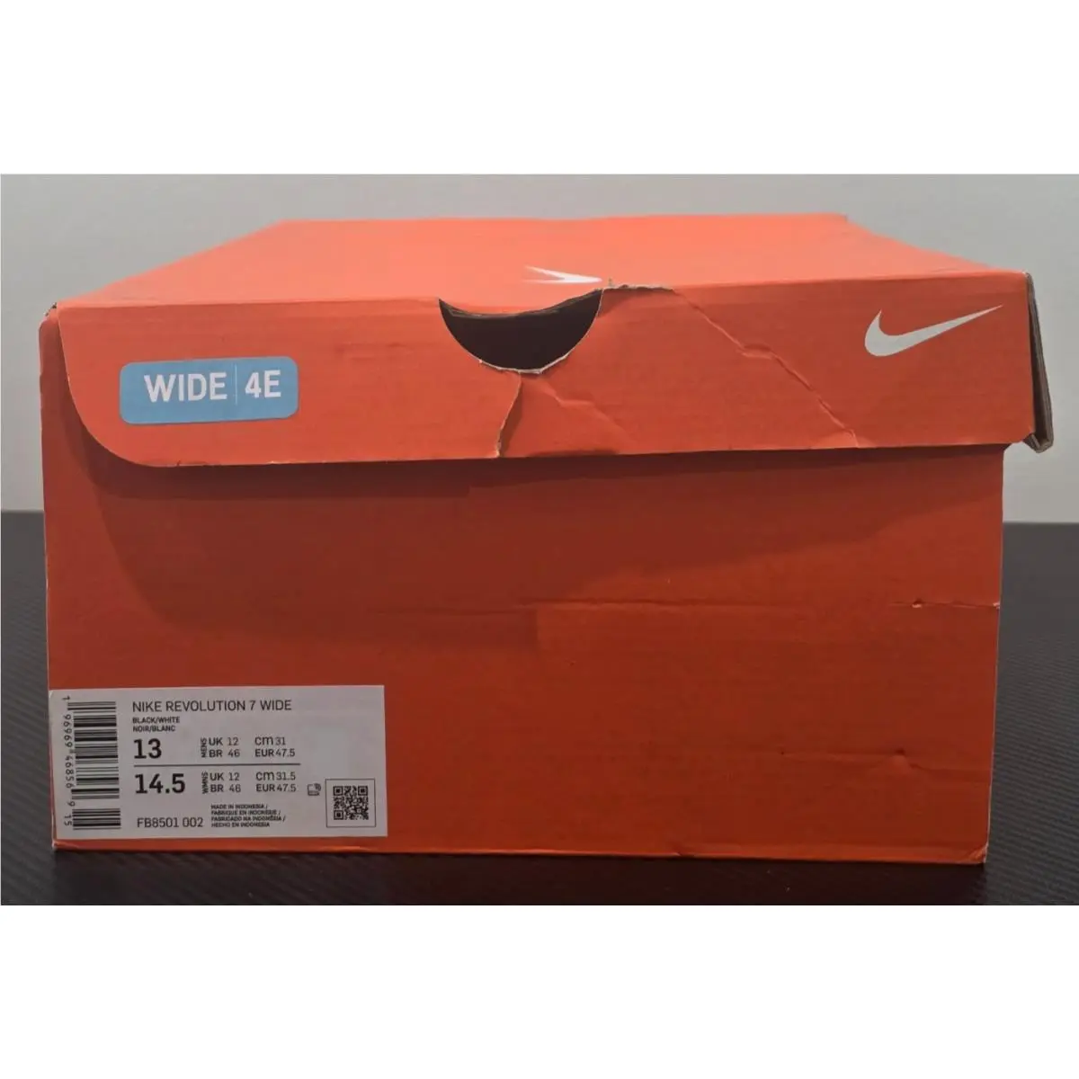 Nike shoes - Nike Revolution 7 - Revolution - FB8501-002 - Black / White (UPC: 196969468569) 9