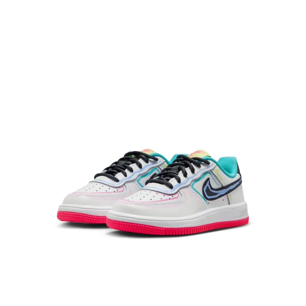 Kids Nike Force 1 Low IR1821-100 Sneaker Athletic -size 11