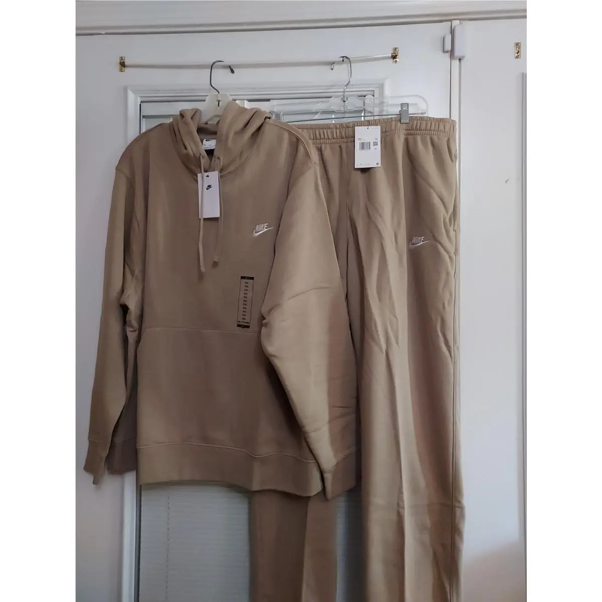 Nike Size Xxl Khaki 2 Piece Sweatsuit