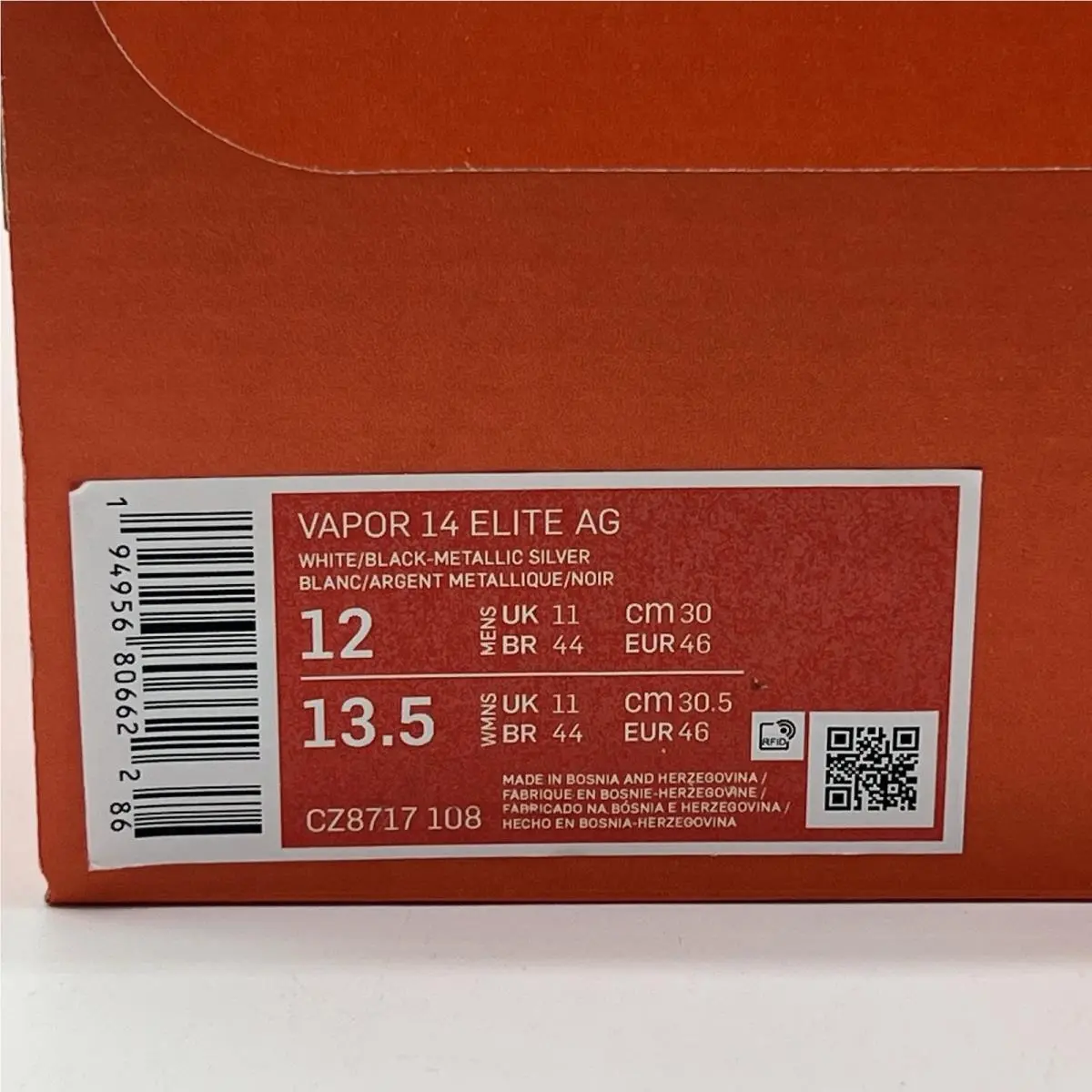 Nike shoes - Nike Vapor 14 - Vapor - CZ8717-108 - Gray 7
