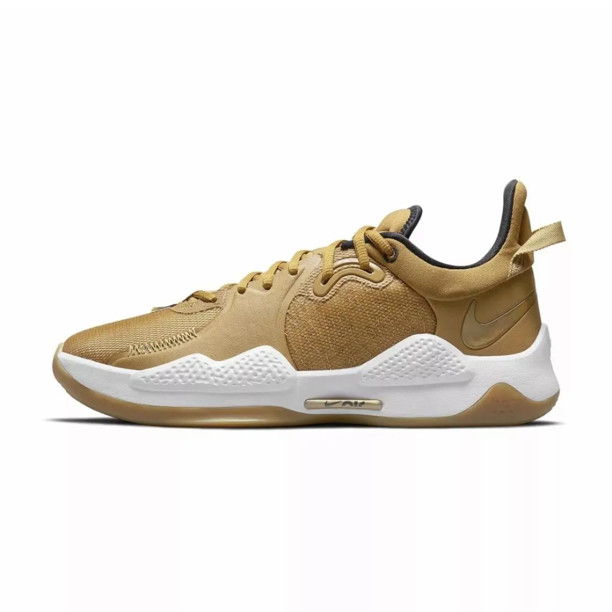 Nike PG 5 Paul George Wheat-metallic Gold-grain SZ 8 CW3143-700