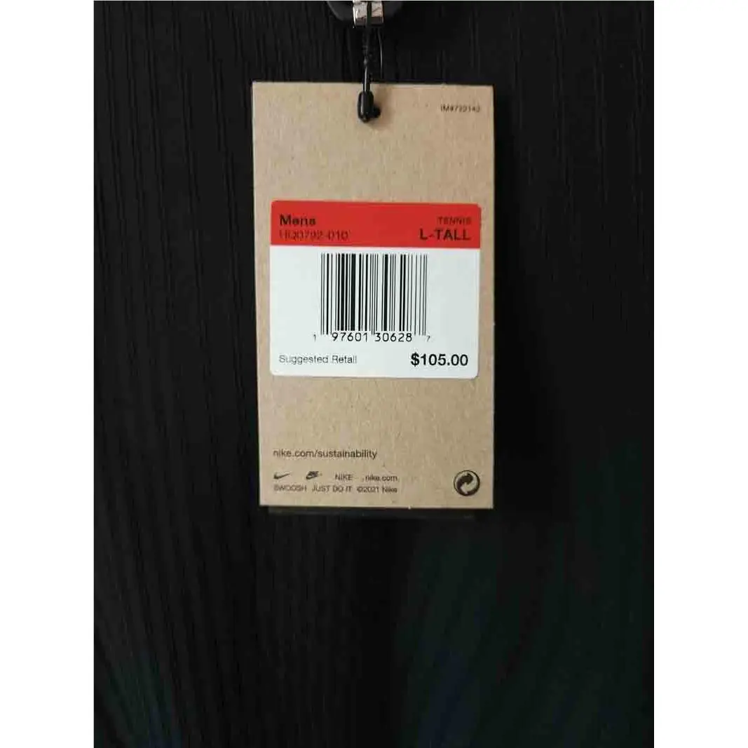 Nike clothing - Nike Court - Court - HQ0792-010 - Black (UPC: 197601306287) 3