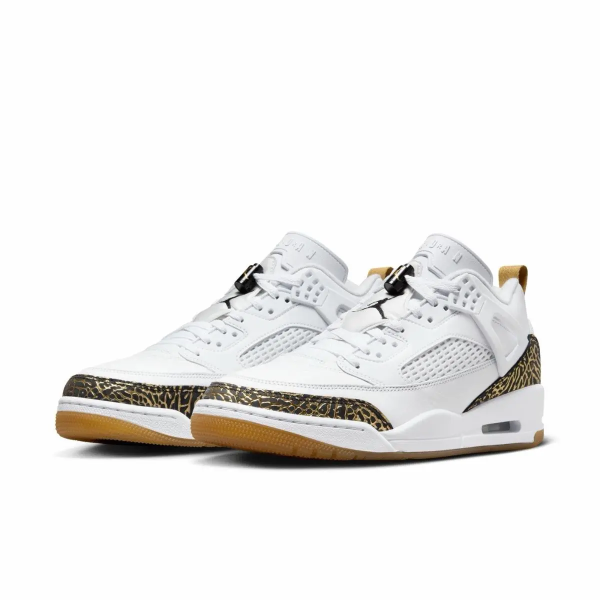 Nike Air Jordan Spizike Low ‘white Black Gold’ Men`s Shoes HJ9019-100 Size 10.5