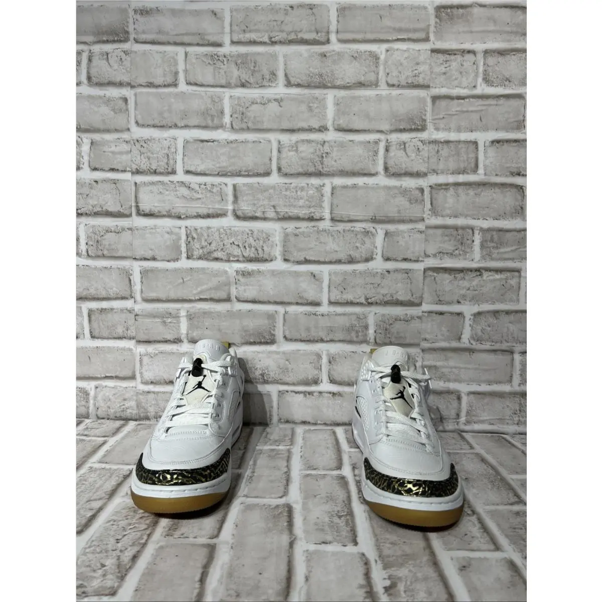 Nike shoes - Air Jordan Spizike - Air Spizike - HJ9019-100 - White/Black/Metallic Gold (UPC: 197599177845) 8