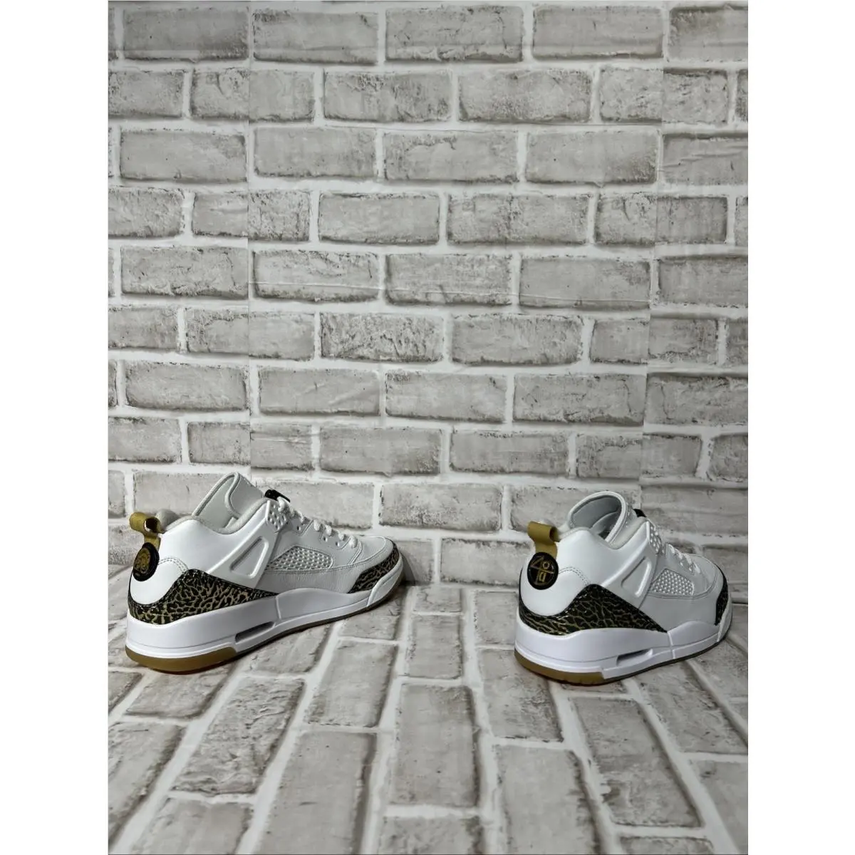 Nike shoes - Air Jordan Spizike - Air Spizike - HJ9019-100 - White/Black/Metallic Gold (UPC: 197599177845) 5