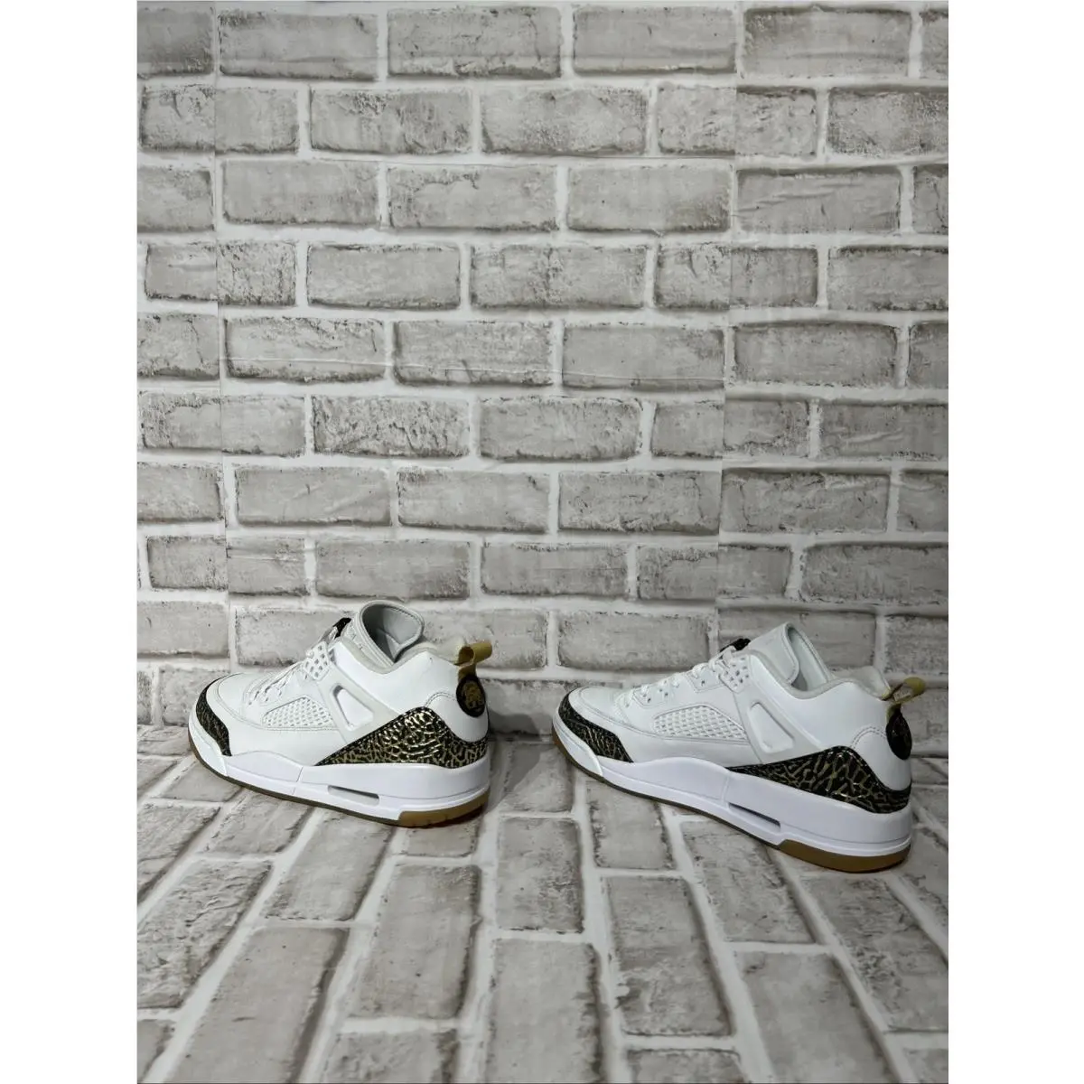 Nike shoes - Air Jordan Spizike - Air Spizike - HJ9019-100 - White/Black/Metallic Gold (UPC: 197599177845) 7
