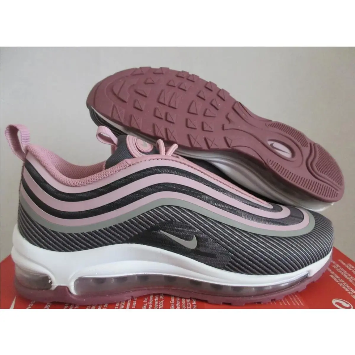 Nike Air Max 97 UL 17 GS Elemental Pink-rose SZ 6Y Womens SZ 7.5 917998-601