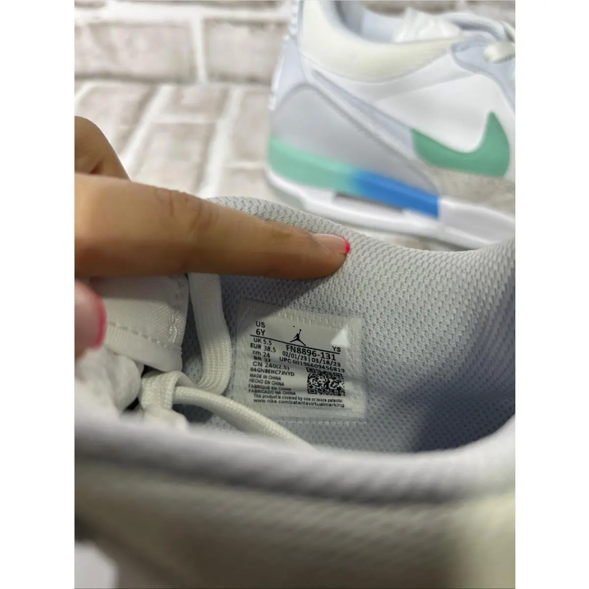 Nike shoes - Jordan Legacy 312 - Legacy - FN8896-131 - White 2