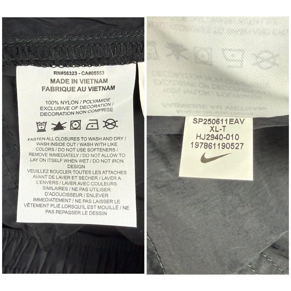 Nike clothing - Nike Tech - Tech - Black (UPC: 197861190527) 6