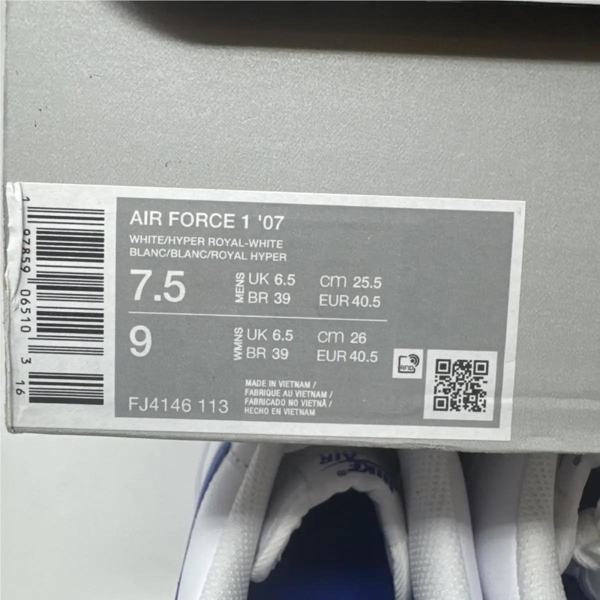 Nike shoes - Nike Air Force 1 - Air Force - FJ4146 113 - White 6