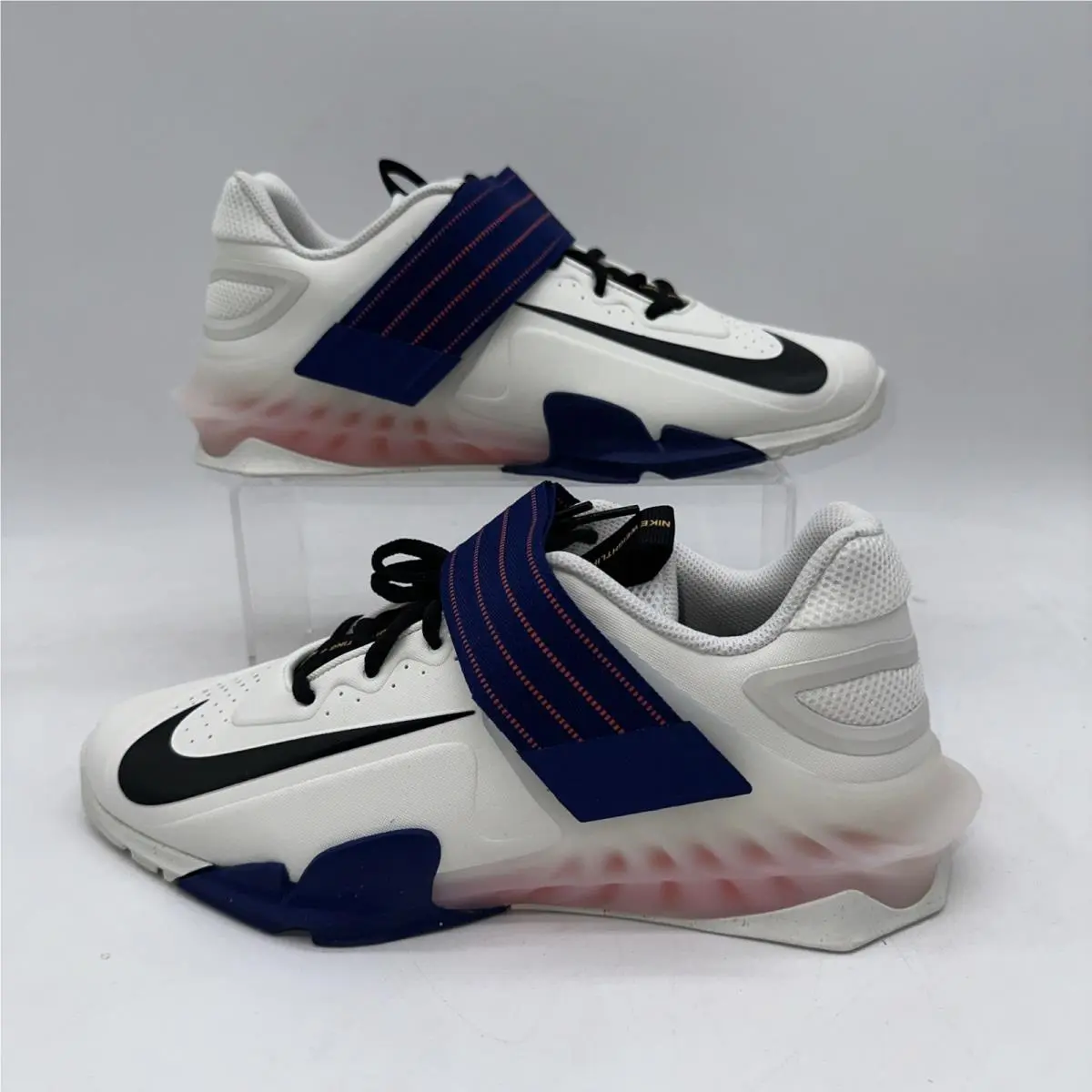 Nike Men`s Size 9.5 Savaleos CV5708 148 White/ Blue Trainer Sneaker Lift