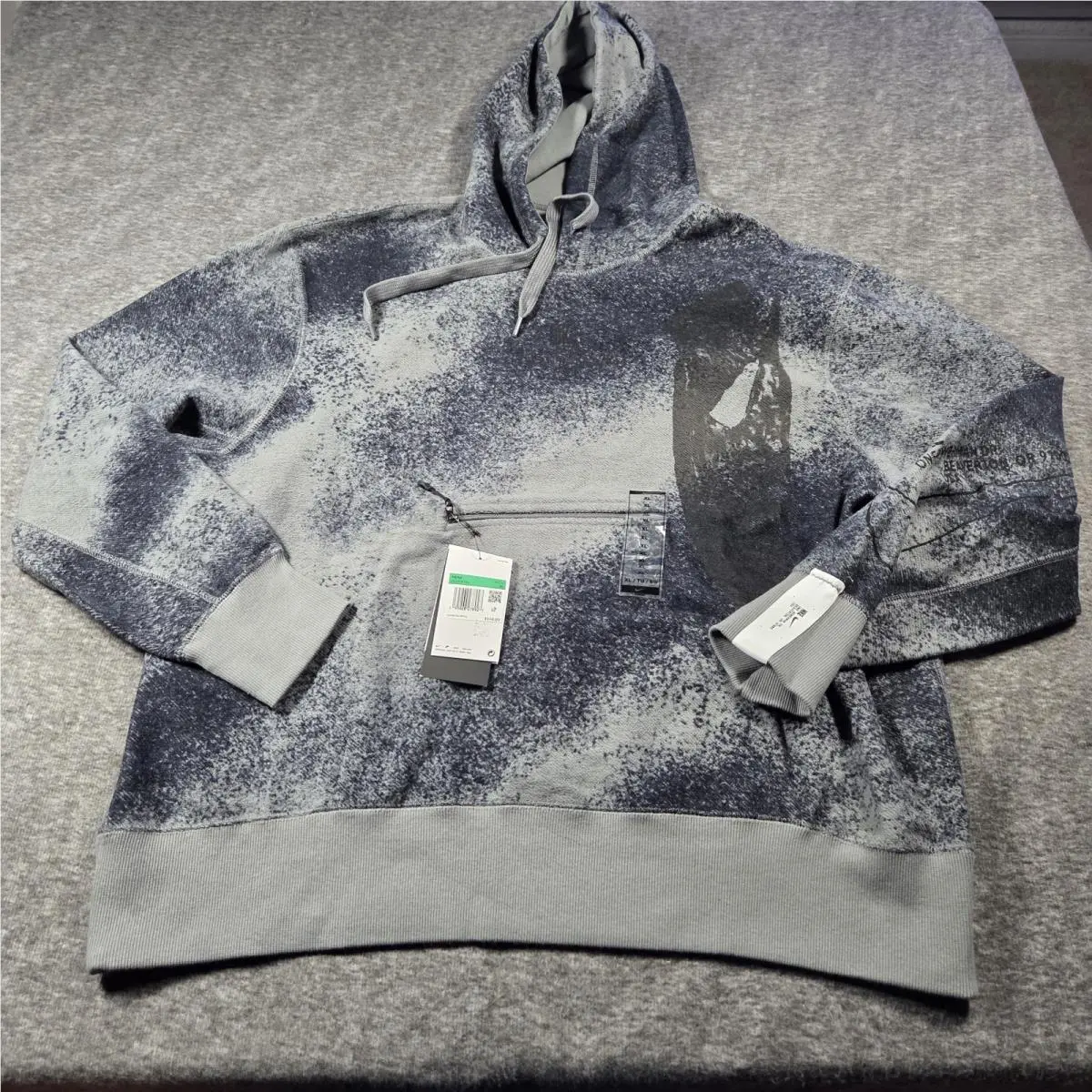 Nike Sportswear Reversible Pullover Heavy Hoodie Size XL Rare