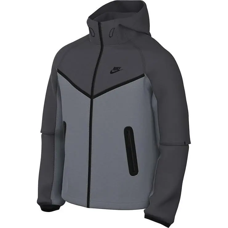 Nike Tech Men`s Woven Jacket Grey HM7151-065 Sz Xxl