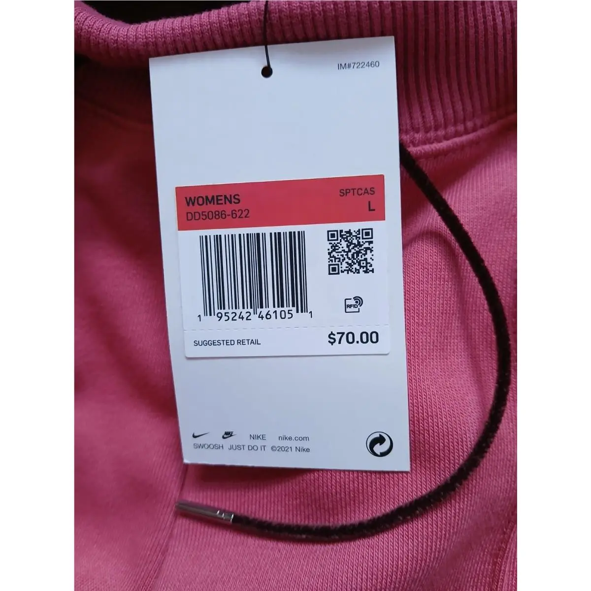Nike clothing - DD5086-622 - DD5086-622 - Pink (UPC: 195242461051) 1